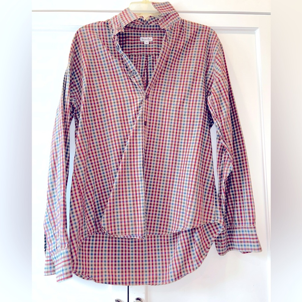 Steven Alan Long Sleeve Plaid Dress Shirt